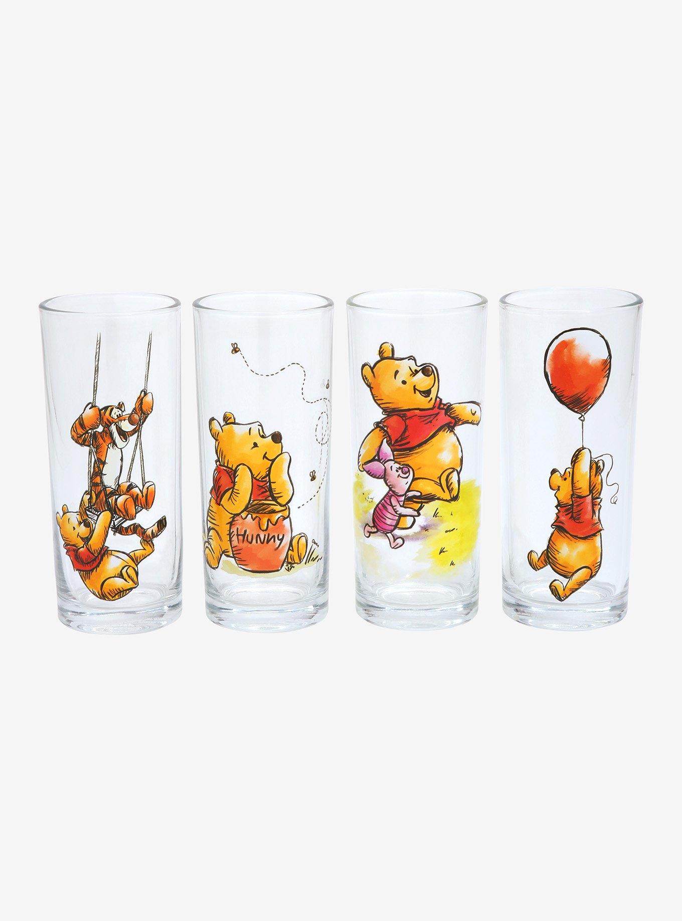 Disney Winnie The Pooh Glass Cup Set, , hi-res