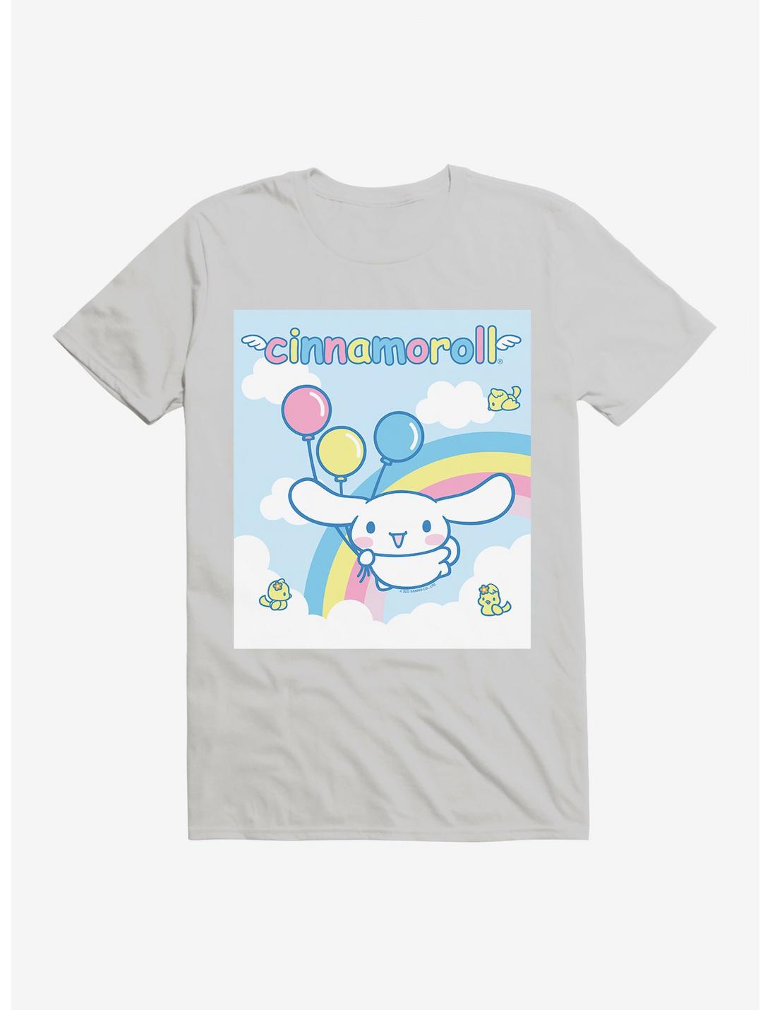 Cinnamoroll Balloons And Rainbow T-Shirt, , hi-res