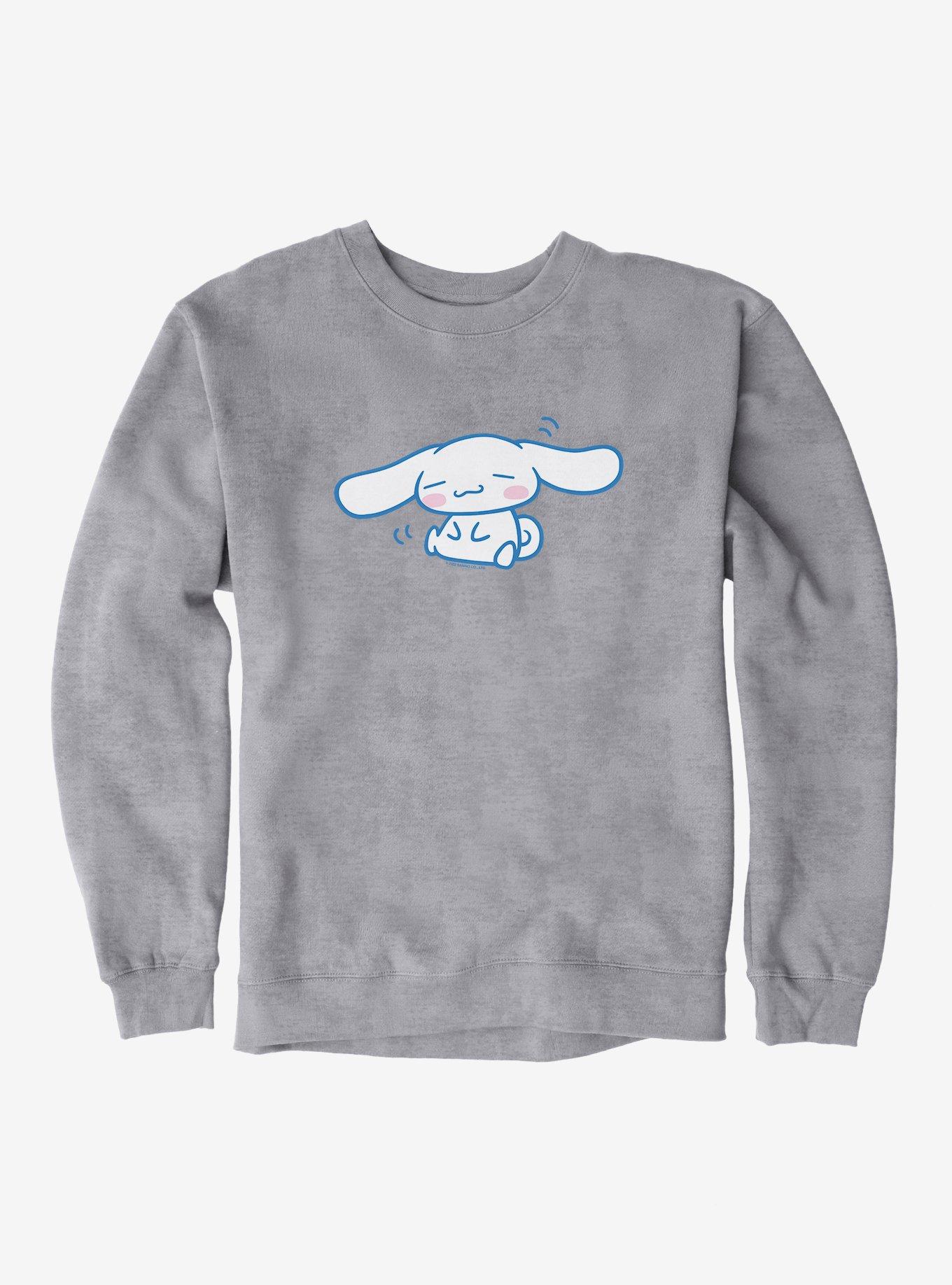 Cinnamoroll Shaking Happiness Sweatshirt, HEATHER GREY, hi-res
