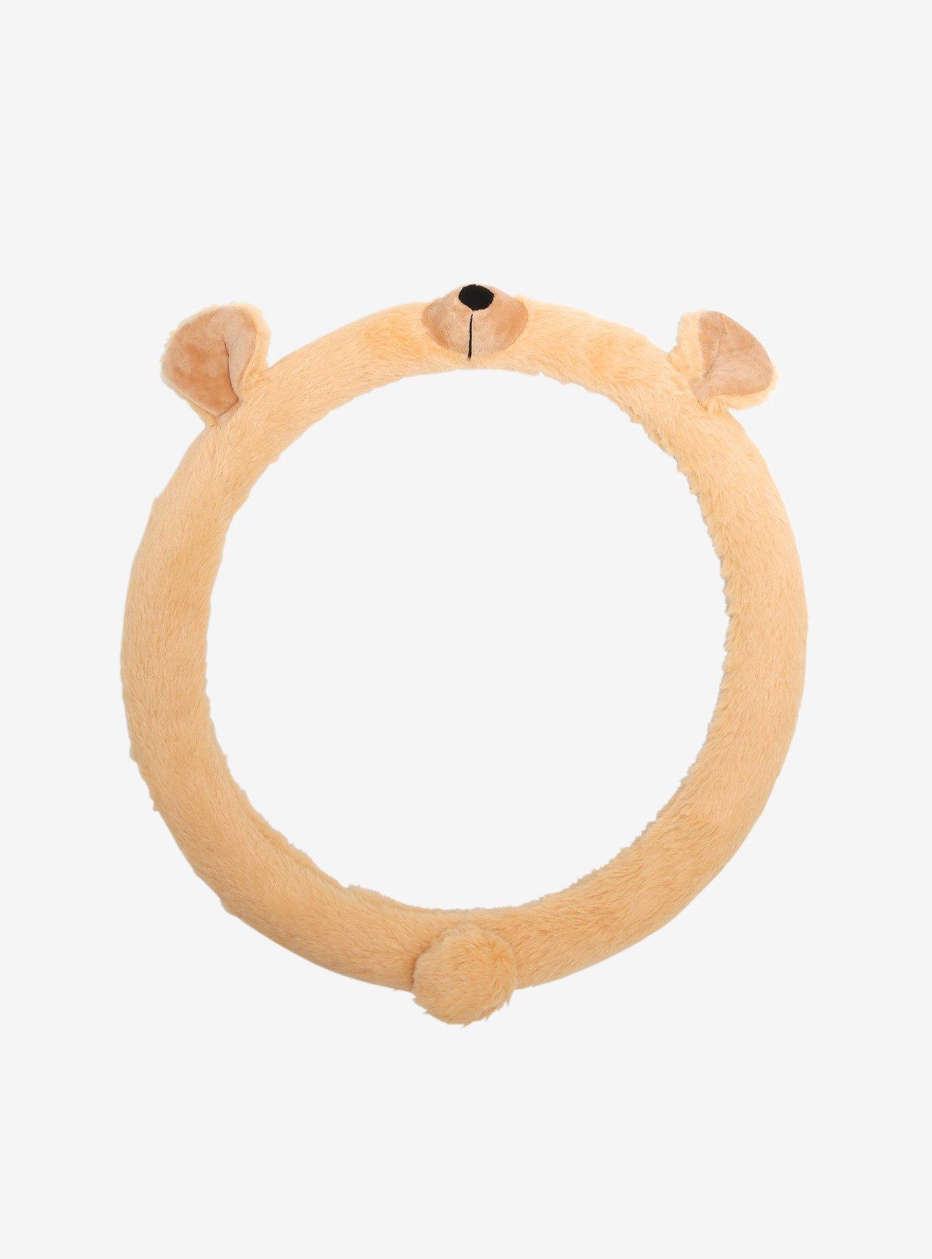 Teddy Bear Plush Steering Wheel Cover, , hi-res