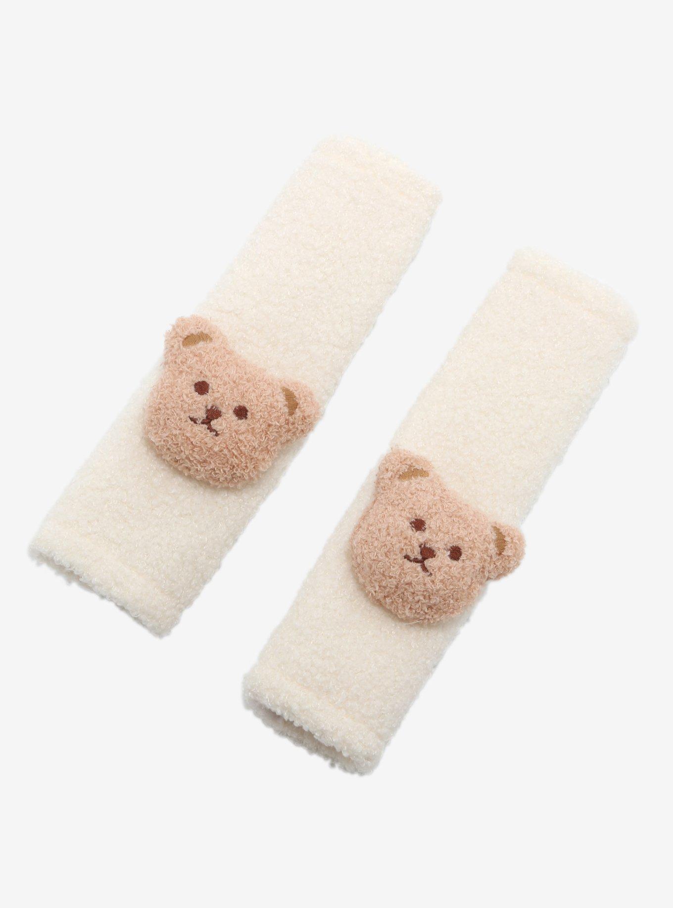 Teddy Bear Plush Seat Belt Cover Set, , hi-res