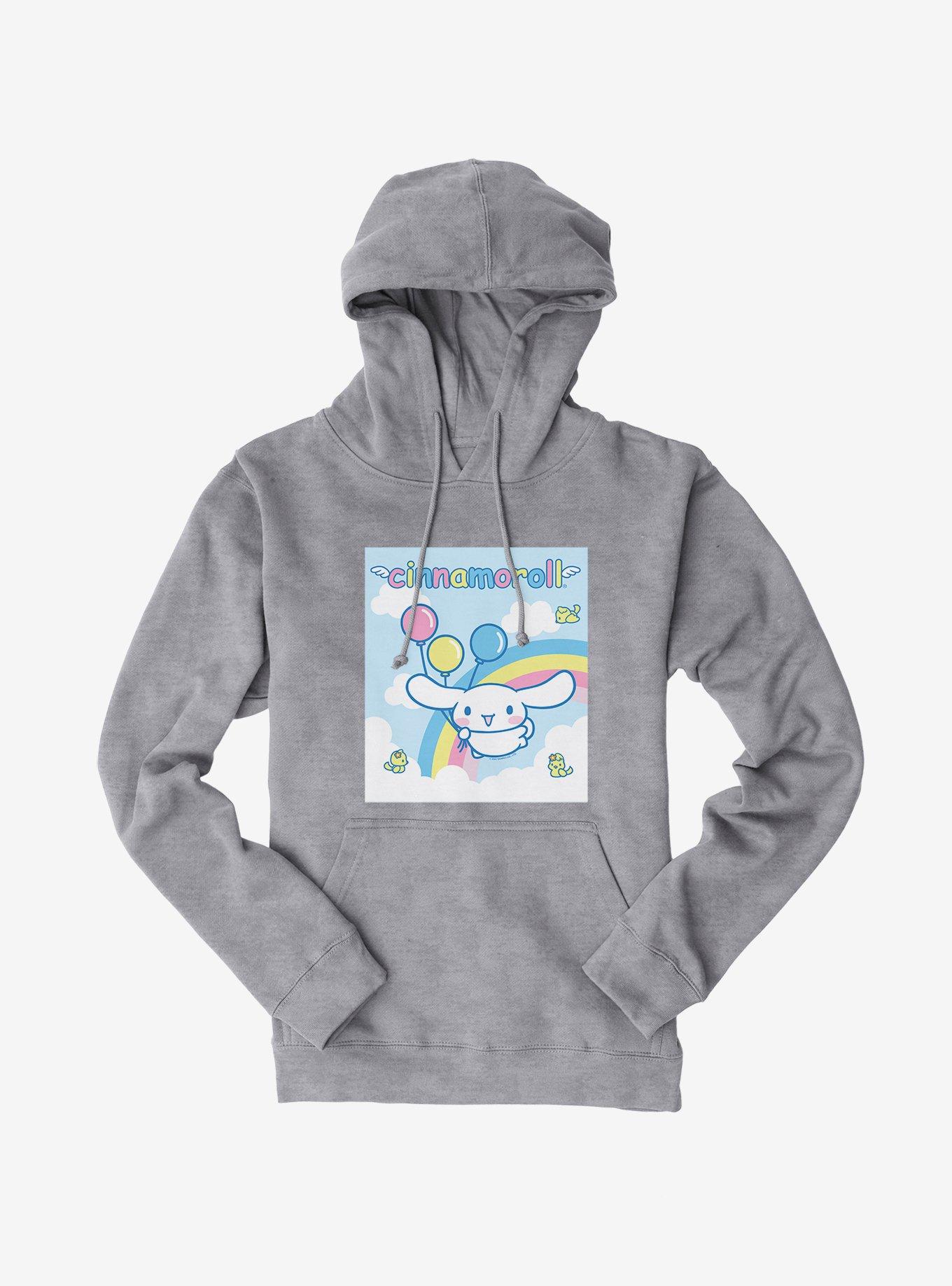 Cinnamoroll Balloons And Rainbow Hoodie, , hi-res