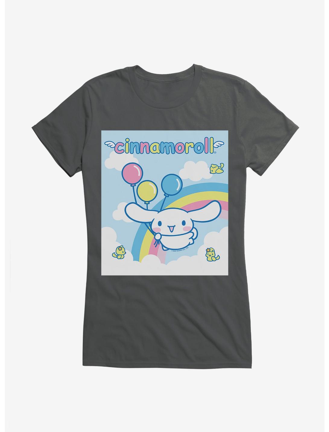 Cinnamoroll Balloons And Rainbow Girls T-Shirt, , hi-res