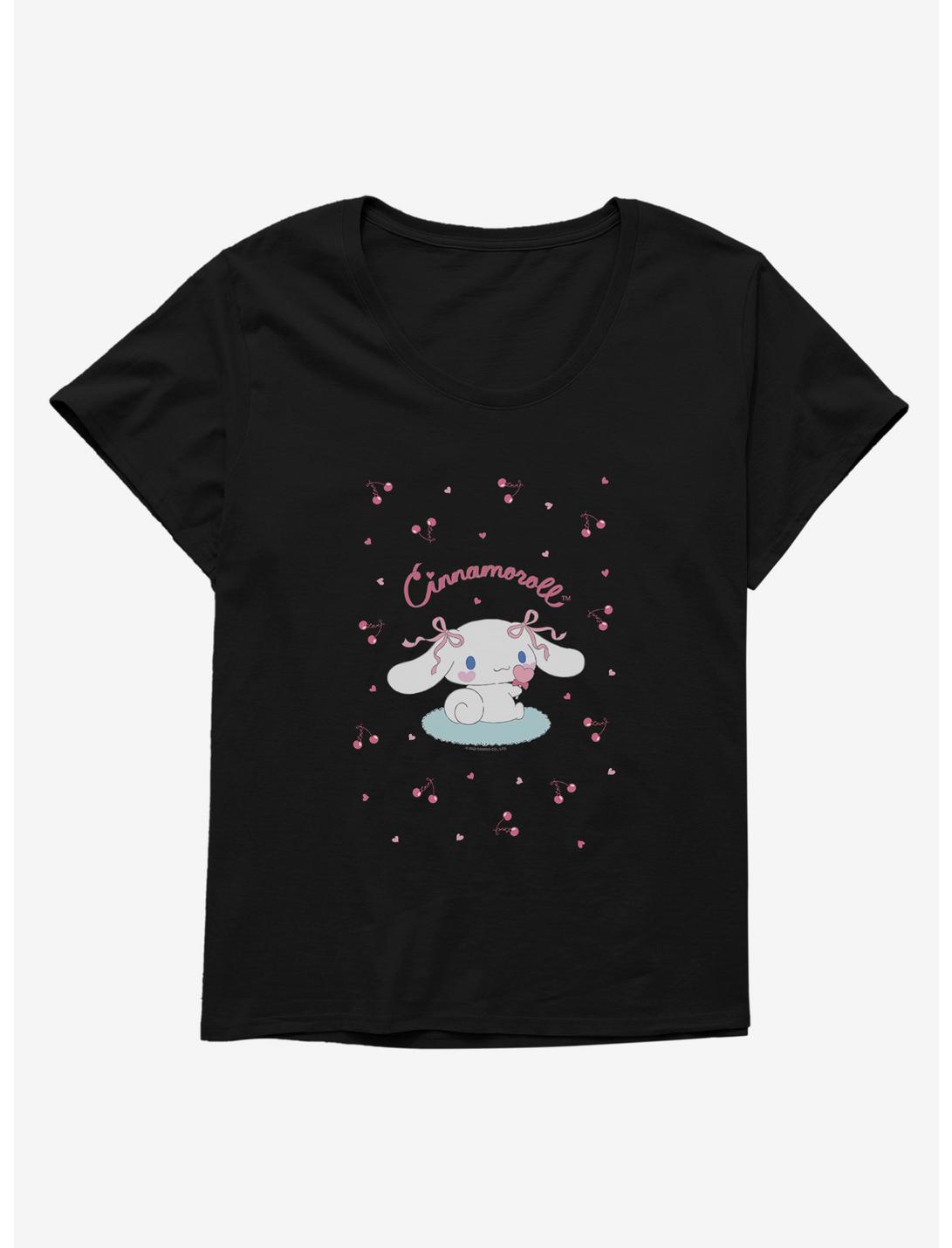 Cinnamoroll Cherry Love Girls T-Shirt Plus Size, , hi-res
