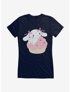 Cinnamoroll Heart Cupcake Girls T-Shirt, NAVY, hi-res