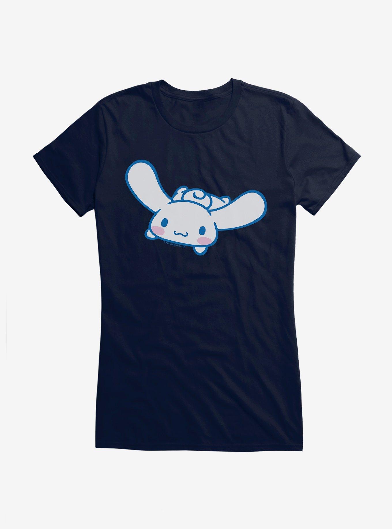 Cinnamoroll In The Sky Girls T-Shirt, NAVY, hi-res