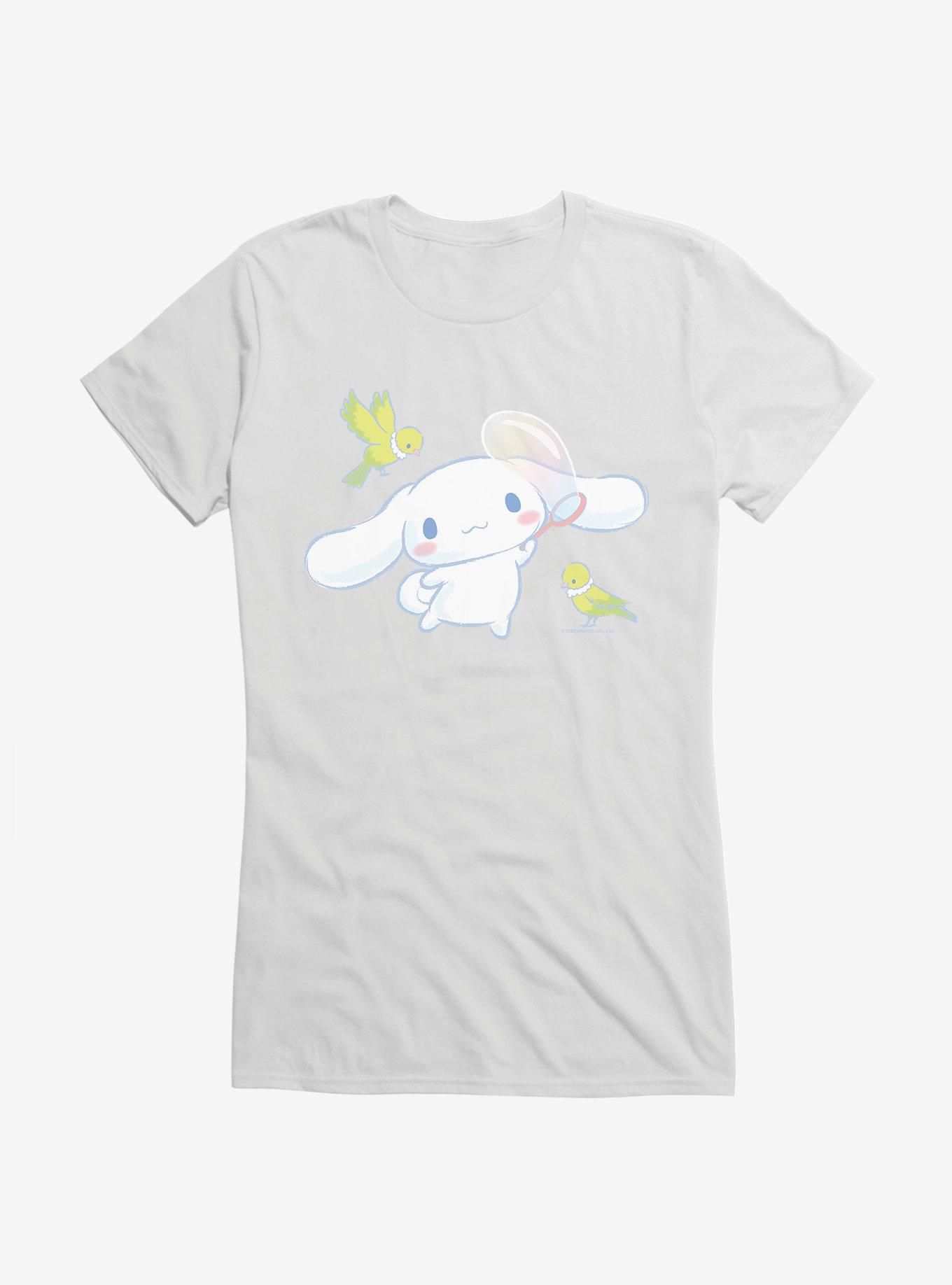 Cinnamoroll Making Bubbles Girls T-shirt 