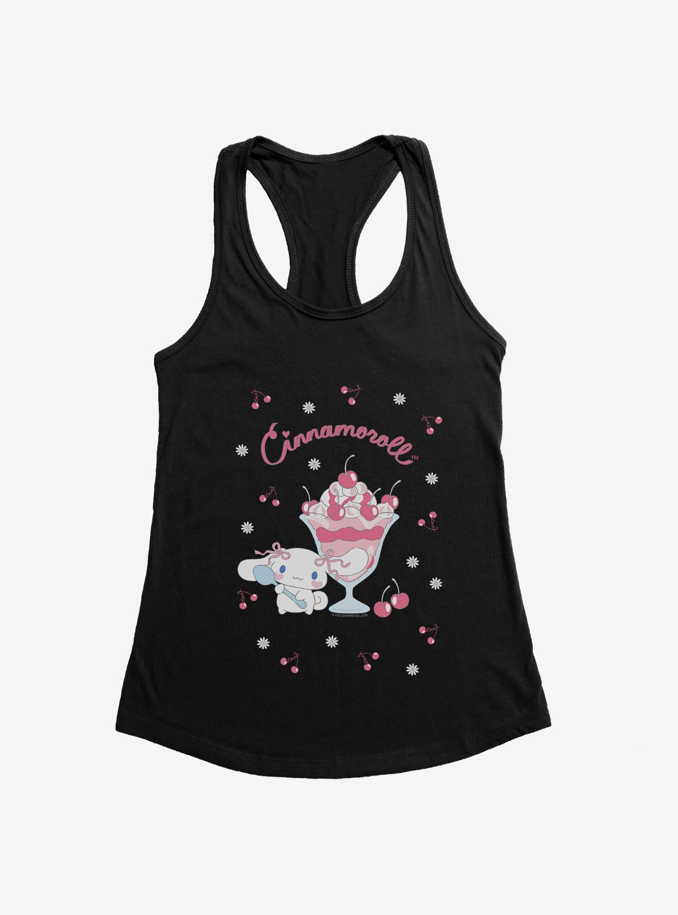 Cinnamoroll Cherry Sunday Girls Tank, BLACK, hi-res