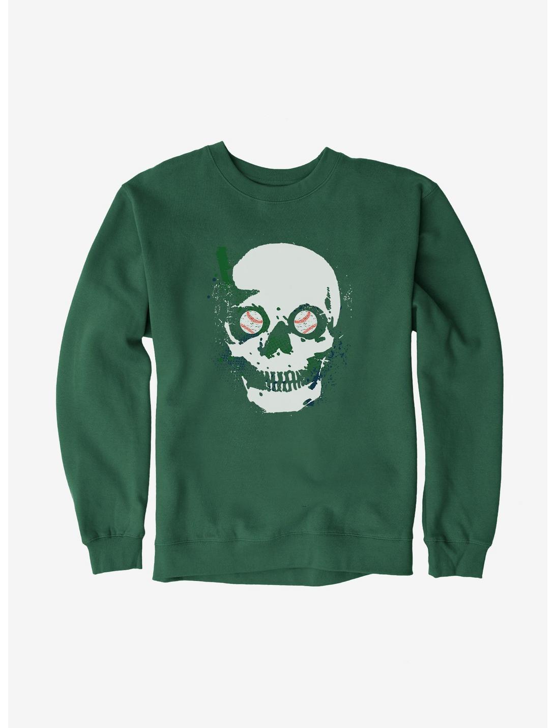 iCreate Baseball Skull Sweatshirt, , hi-res