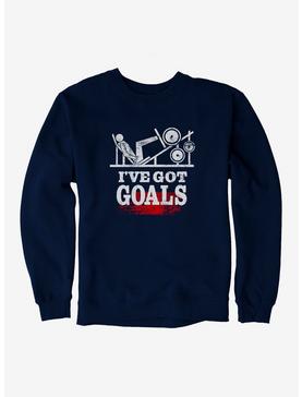 iCreate Goals Leg Machine Sweatshirt, , hi-res