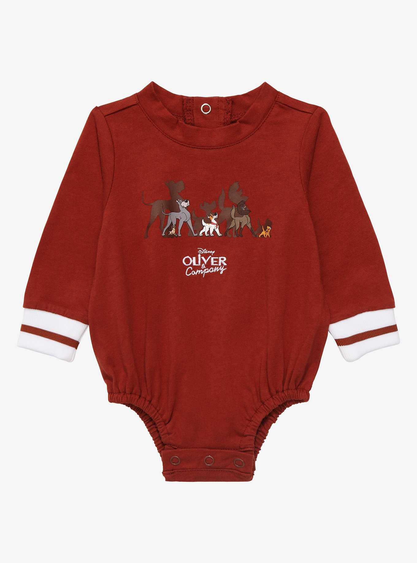 Disney Oliver & Company Group Portrait Infant One-Piece - BoxLunch Exclusive, , hi-res