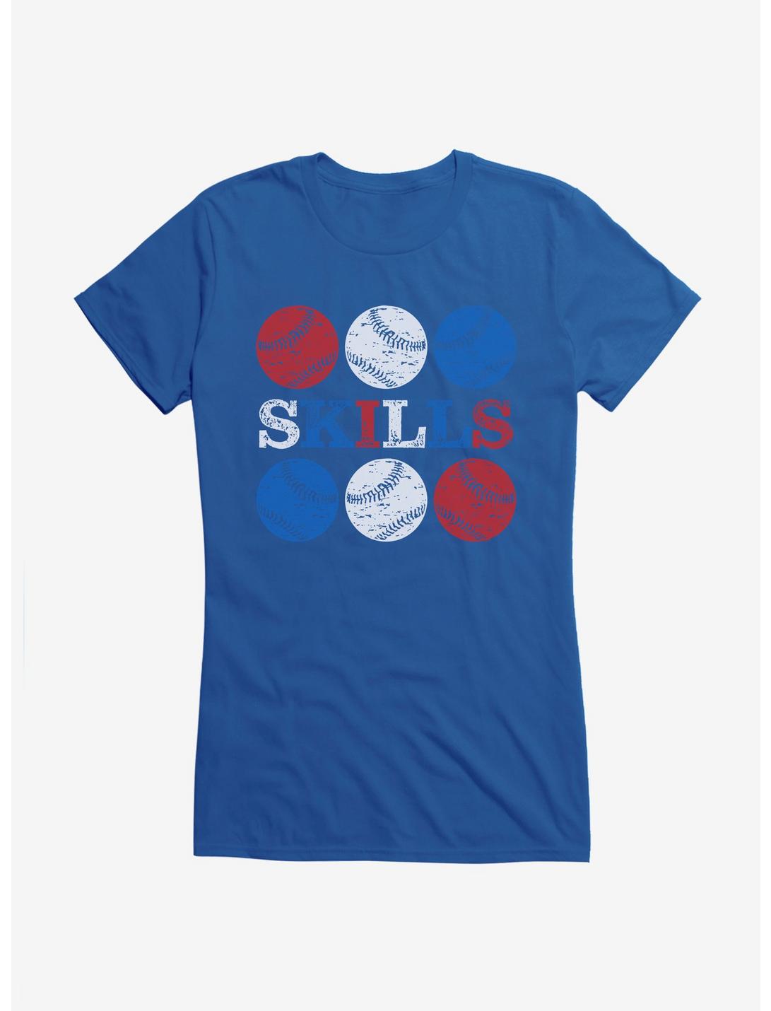iCreate Baseball Lined Skills Girls T-Shirt, , hi-res