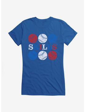 iCreate Baseball Lined Skills Girls T-Shirt, , hi-res