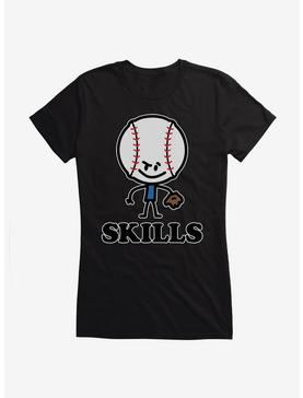 iCreate Baseball Skills Girls T-Shirt, , hi-res