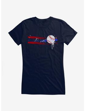 iCreate Baseball Stripes Girls T-Shirt, , hi-res