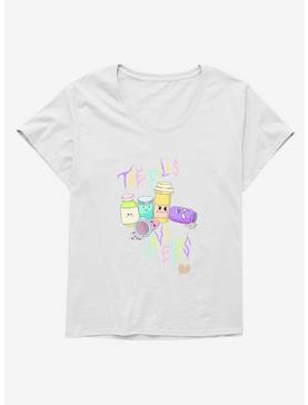 Molar Decay The Pills Have Eyes Girls T-Shirt Plus Size, , hi-res