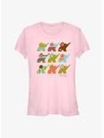 Paul Frank Ellie Line Up Girls T-Shirt, LIGHT PINK, hi-res