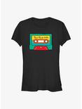 Paul Frank Green Mix Tape Slides Girls T-Shirt, BLACK, hi-res