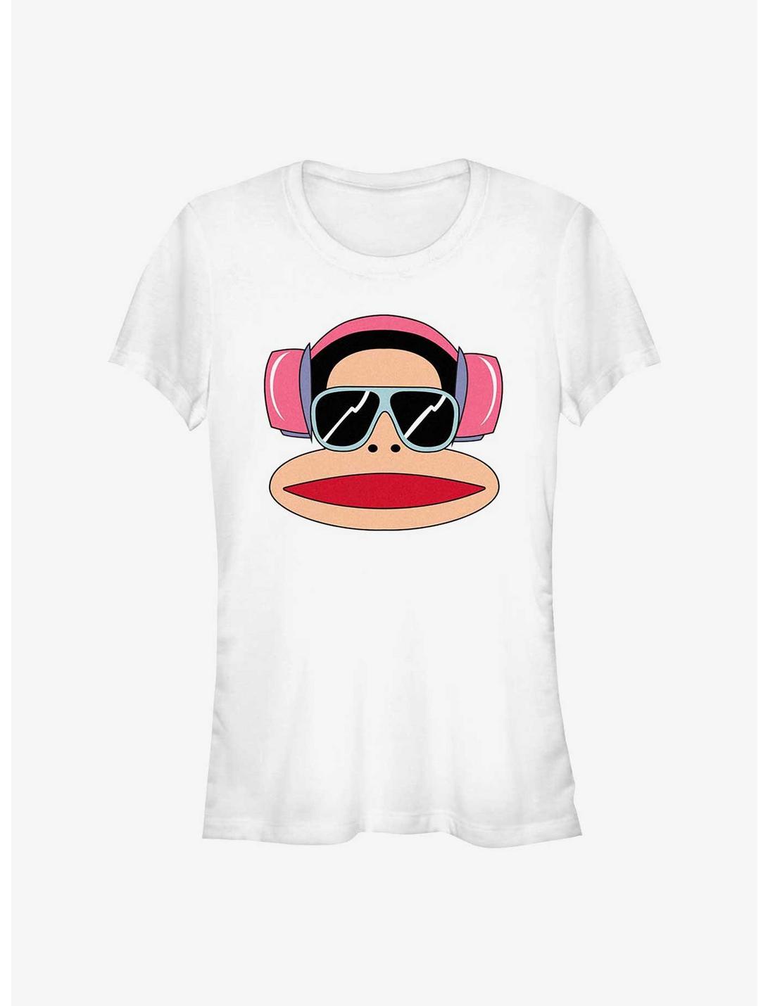 Paul Frank Headphone Julius Girls T-Shirt, WHITE, hi-res