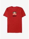 Paul Frank Julius Head And Name T-Shirt, RED, hi-res
