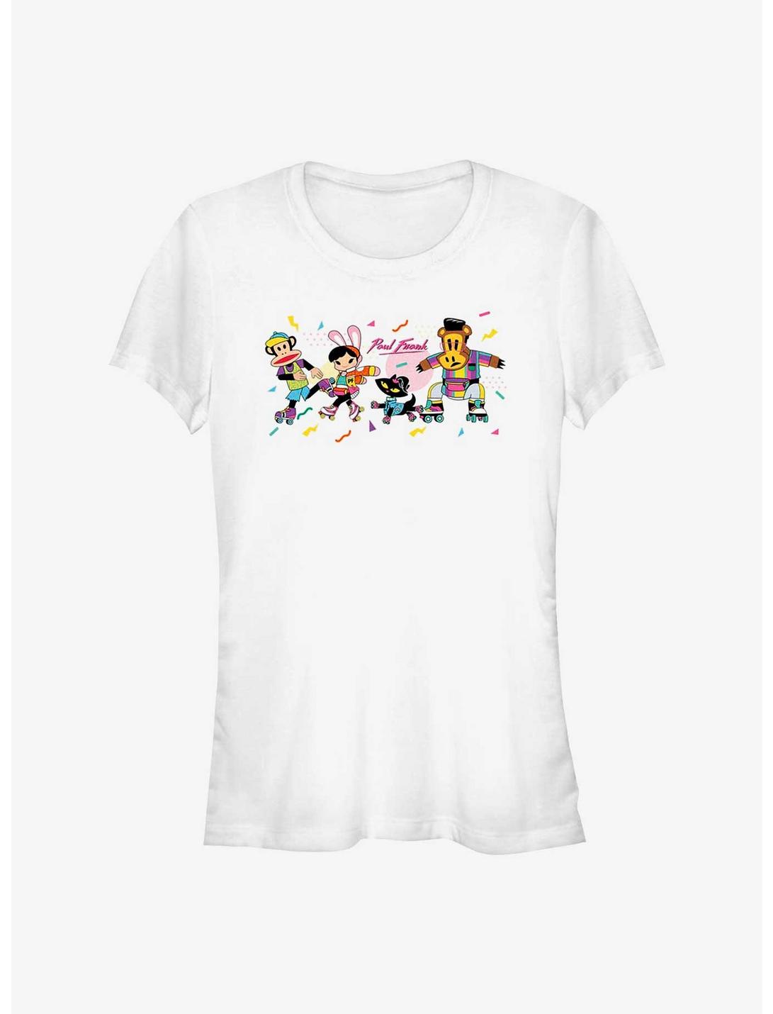 Paul Frank Skate Party Girls T-Shirt, WHITE, hi-res
