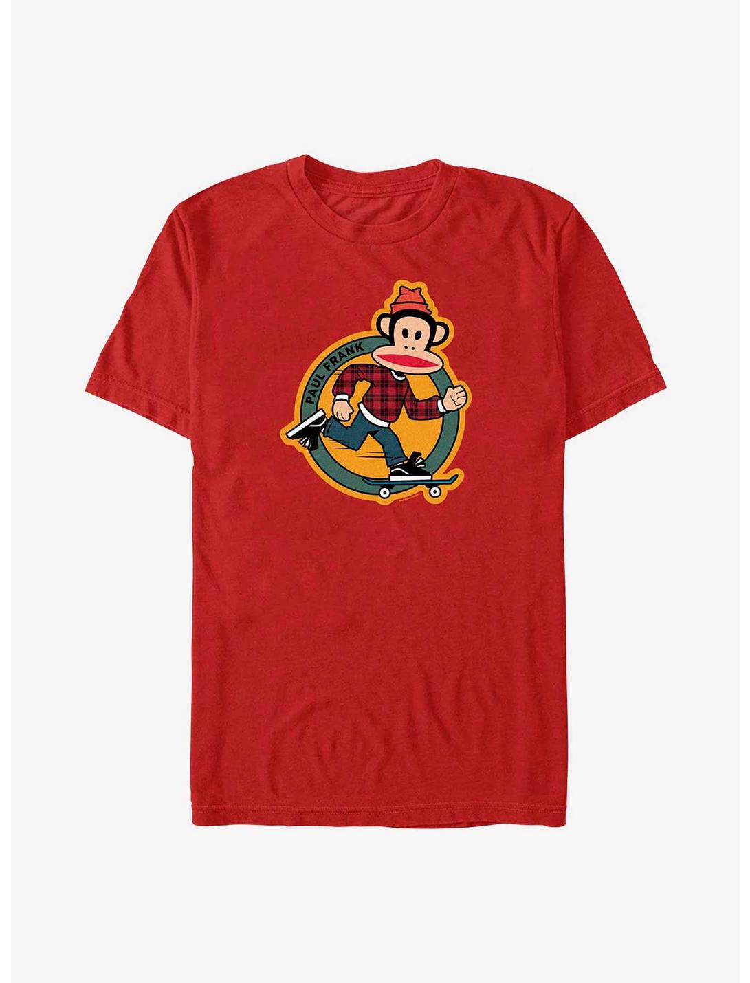 Paul Frank Skateboard Julius T-Shirt, RED, hi-res