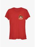 Paul Frank Small Julius Beanie Girls T-Shirt, RED, hi-res
