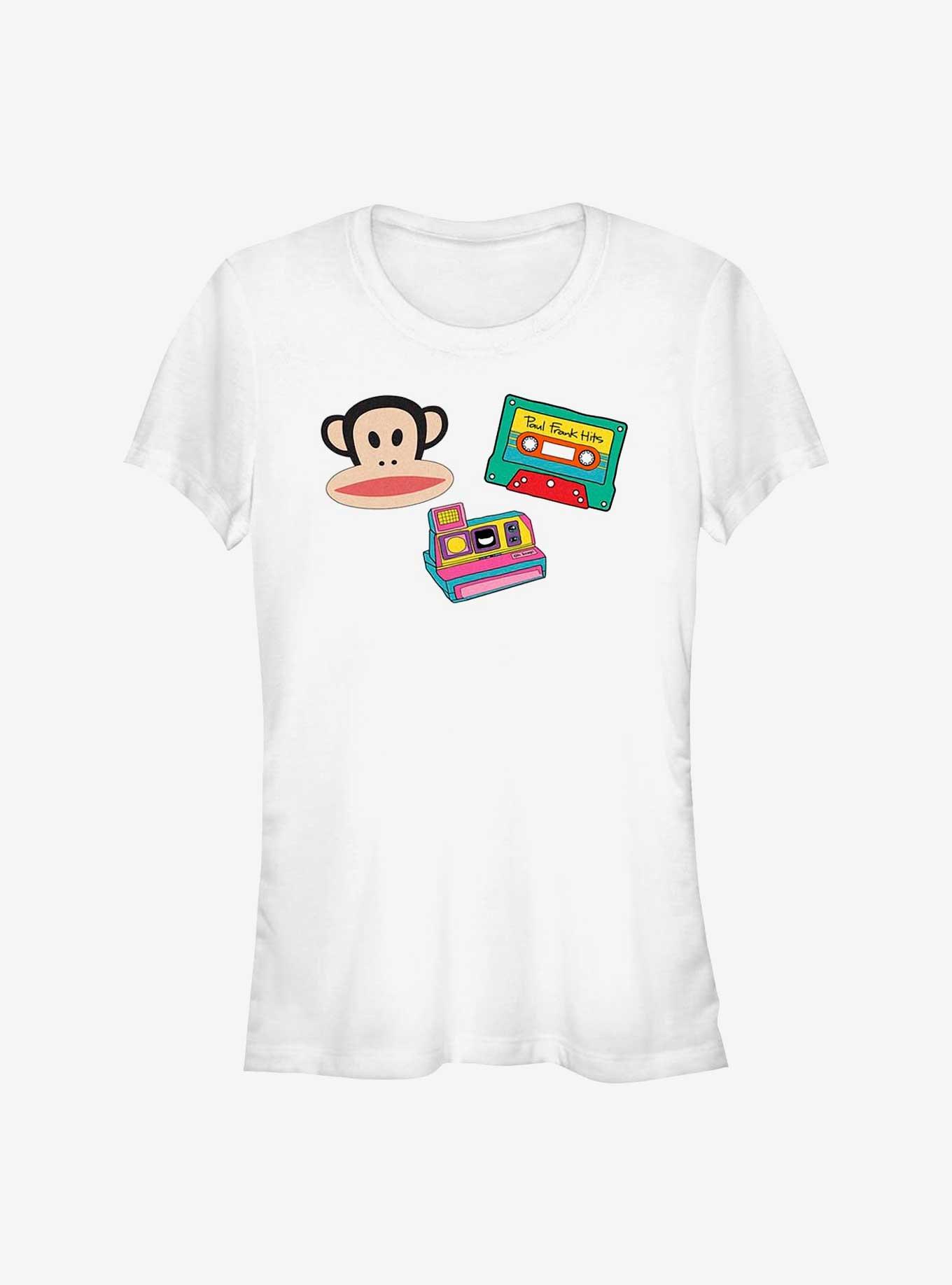 Paul Frank Staff Pick Slides Girls T-Shirt, WHITE, hi-res