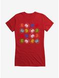 iCreate Basketball Multi-Colored Paint Girls T-Shirt, RED, hi-res