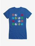 iCreate Basketball Multi-Colored Paint Girls T-Shirt, ROYAL, hi-res