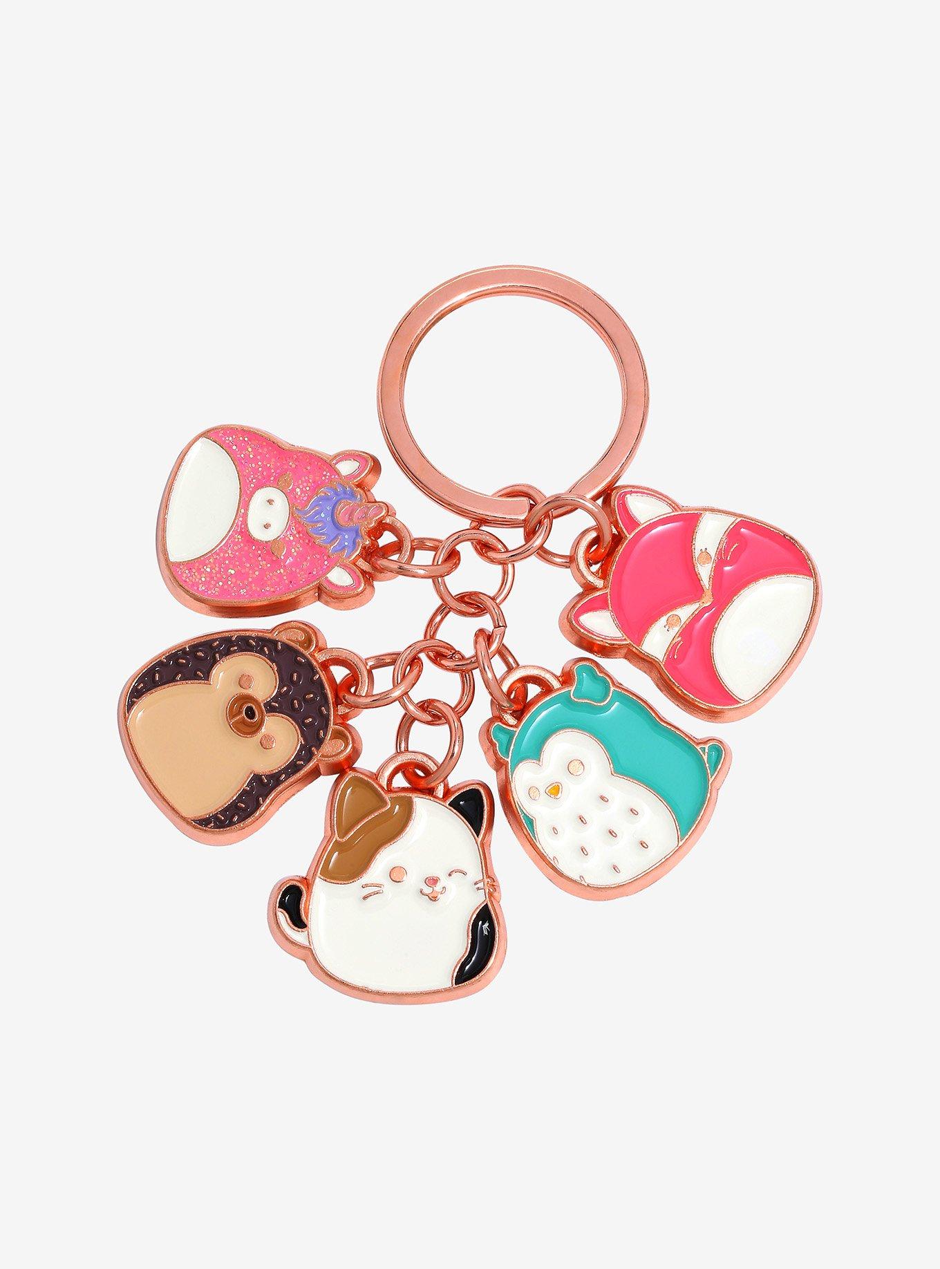 Squishmallows Multi-Charm Keychain - BoxLunch Exclusive, , hi-res