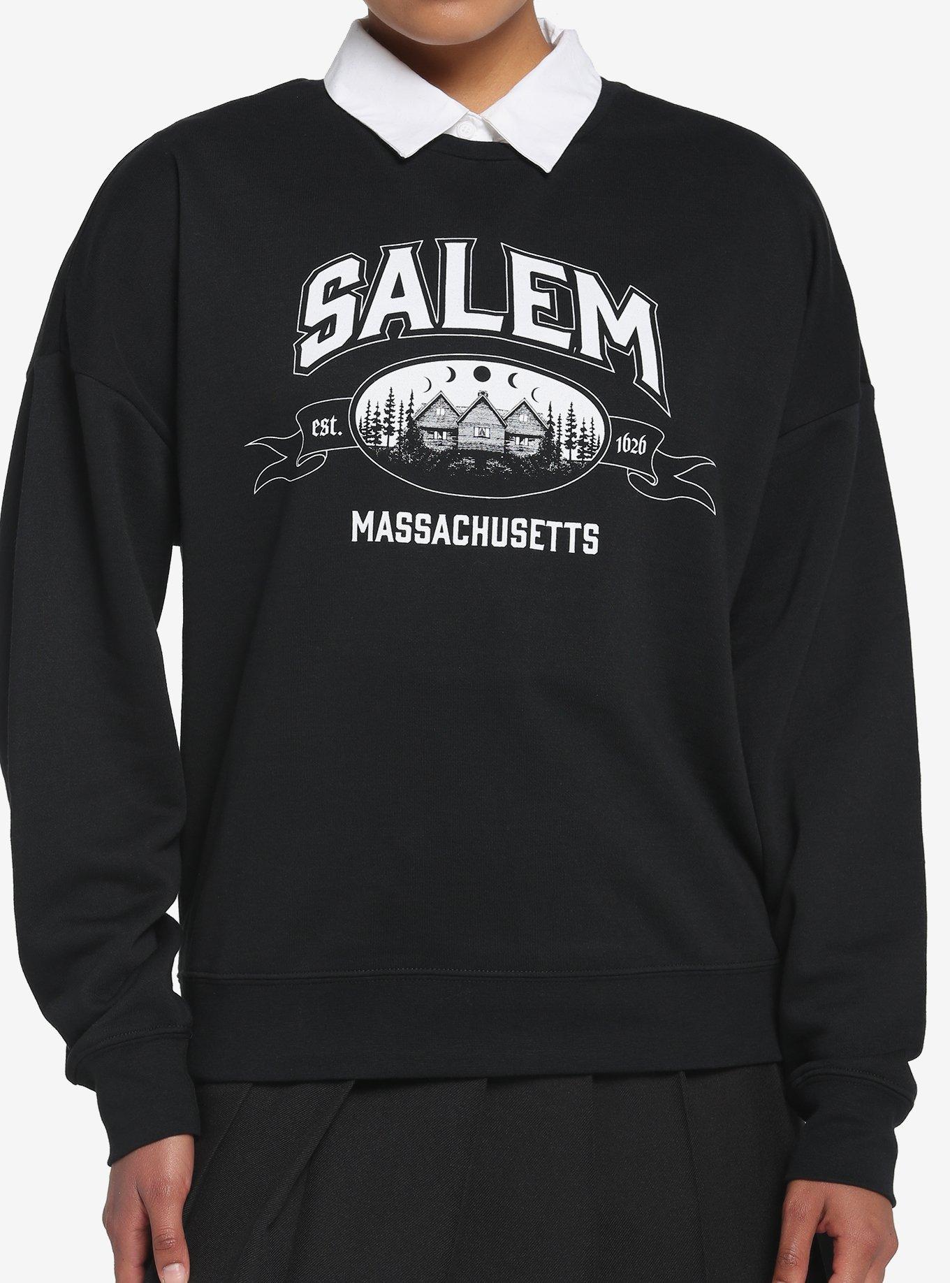 Salem House Girls Sweatshirt, BLACK, hi-res