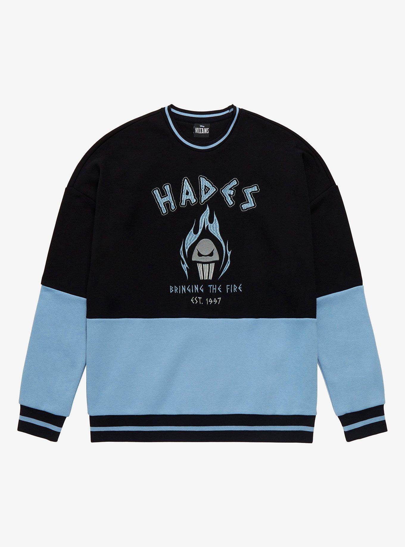 Disney Hercules Hades Panel Crewneck - BoxLunch Exclusive , MULTI, hi-res