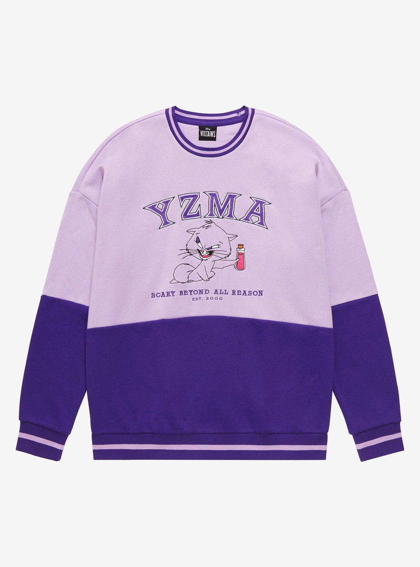 Disney The Emperor&rsquo;s New Groove Yzma Panel Crewneck - BoxLunch Exclusive, MULTI, hi-res