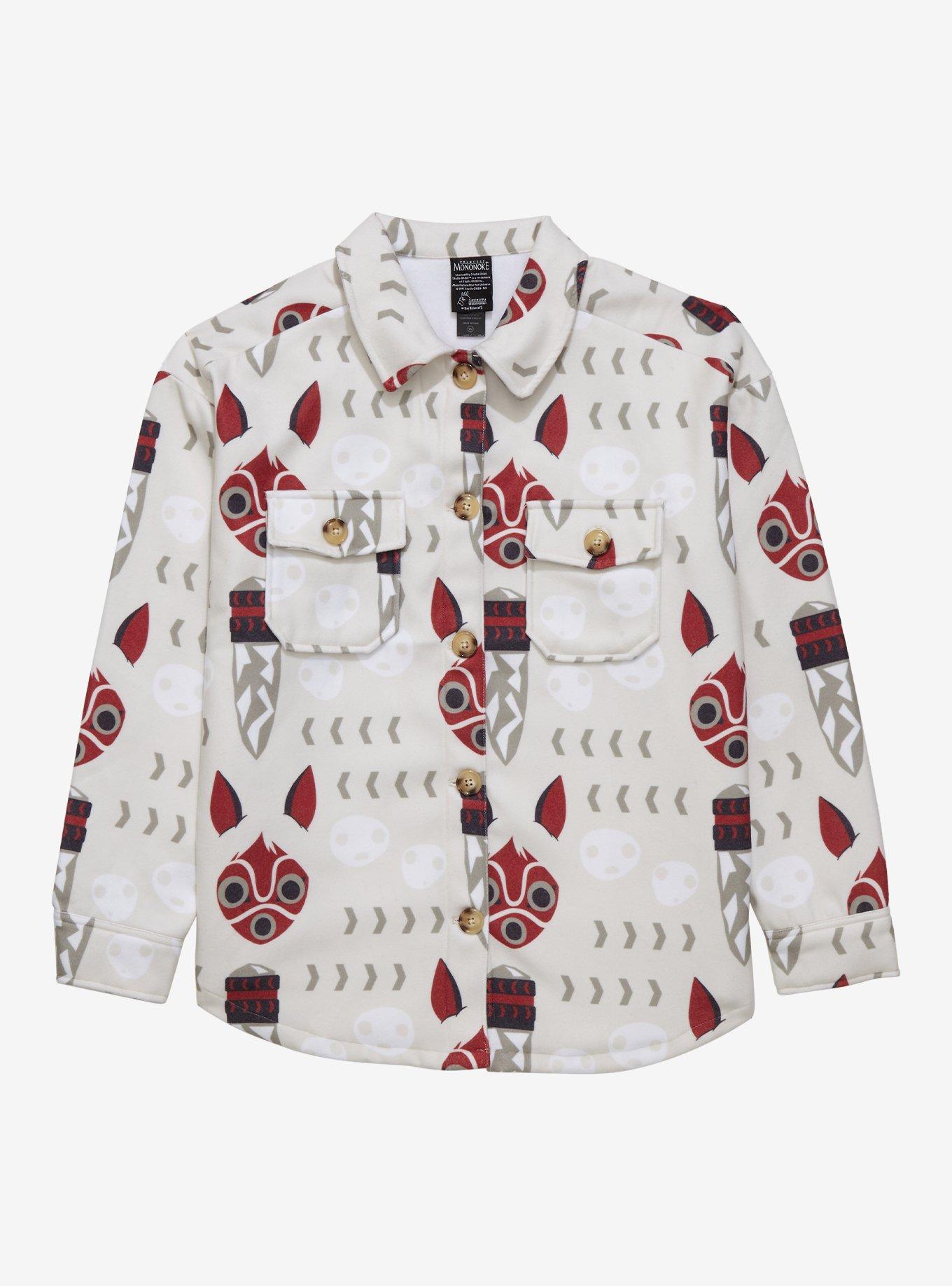 Studio Ghibli Princess Mononoke San's Mask Polar Fleece Jacket - BoxLunch Exclusive, , hi-res