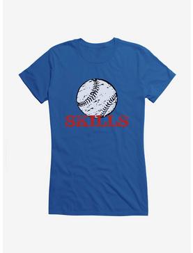 iCreate Baseball Skills Only Girls T-Shirt, , hi-res