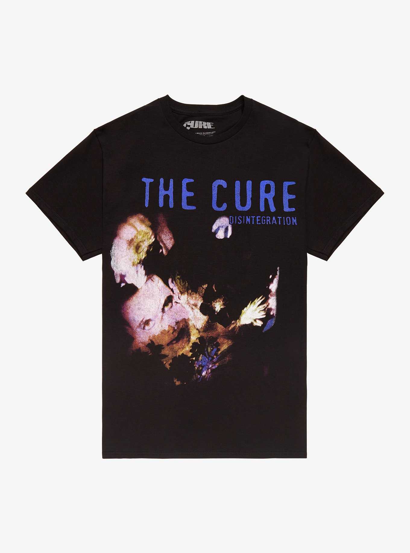 The Cure T Shirt Pornography cover band logo new Official Mens Black