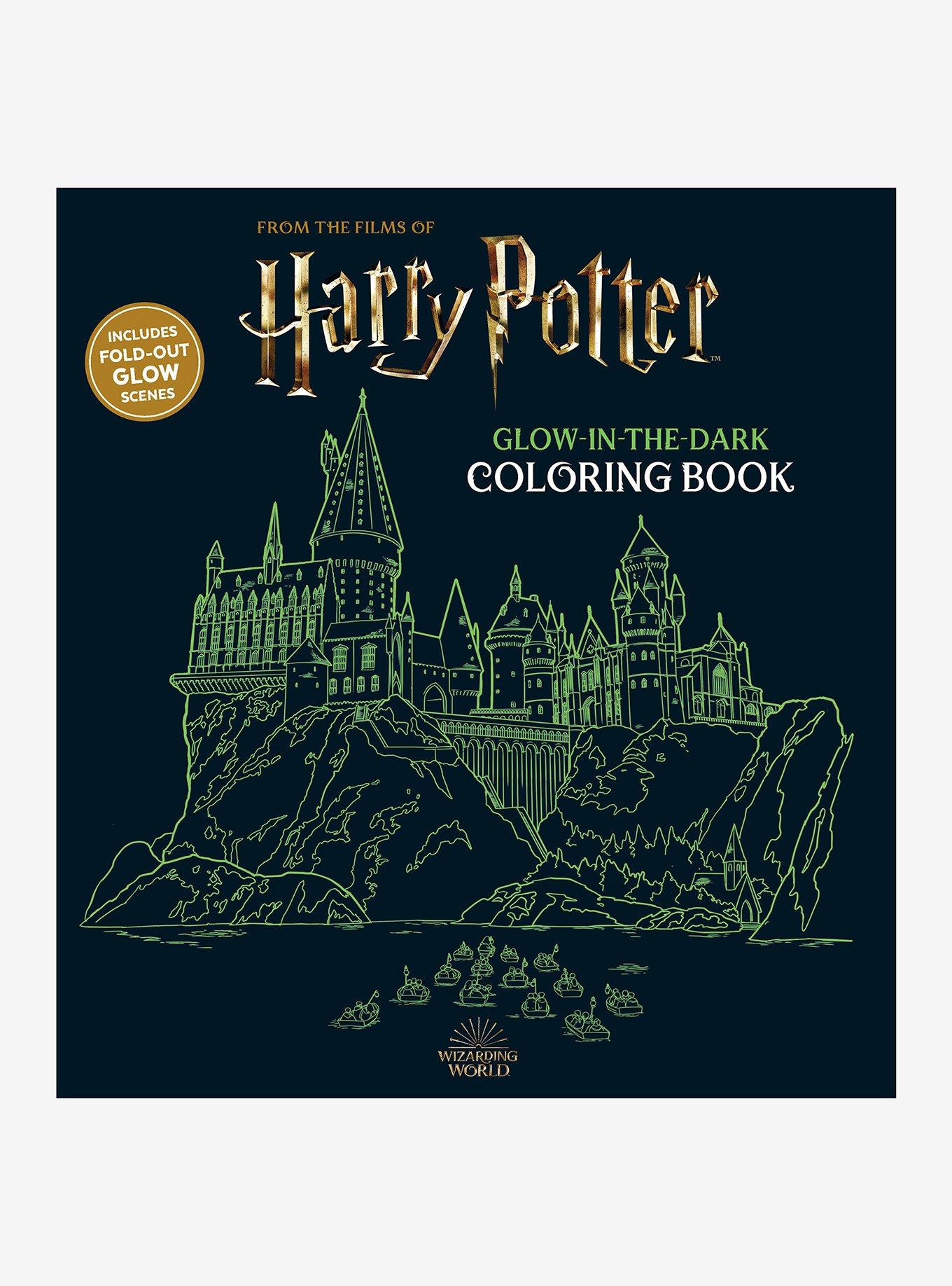 Harry Potter Glow-In-The-Dark Coloring Book, , hi-res