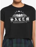 Salem House Girls Crop T-Shirt, BLACK, hi-res