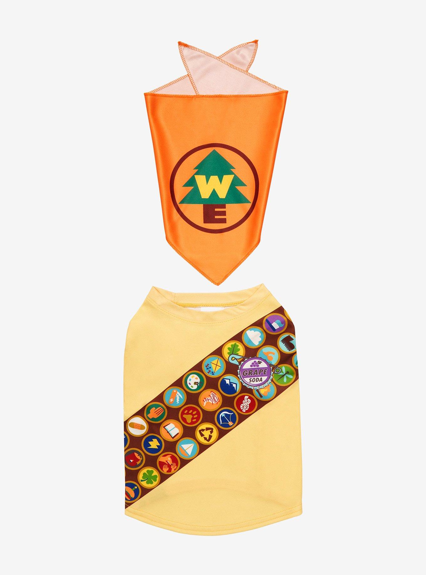 Disney Pixar Up Wilderness Explorers Pet T-Shirt and Bandana Set, MULTI, hi-res
