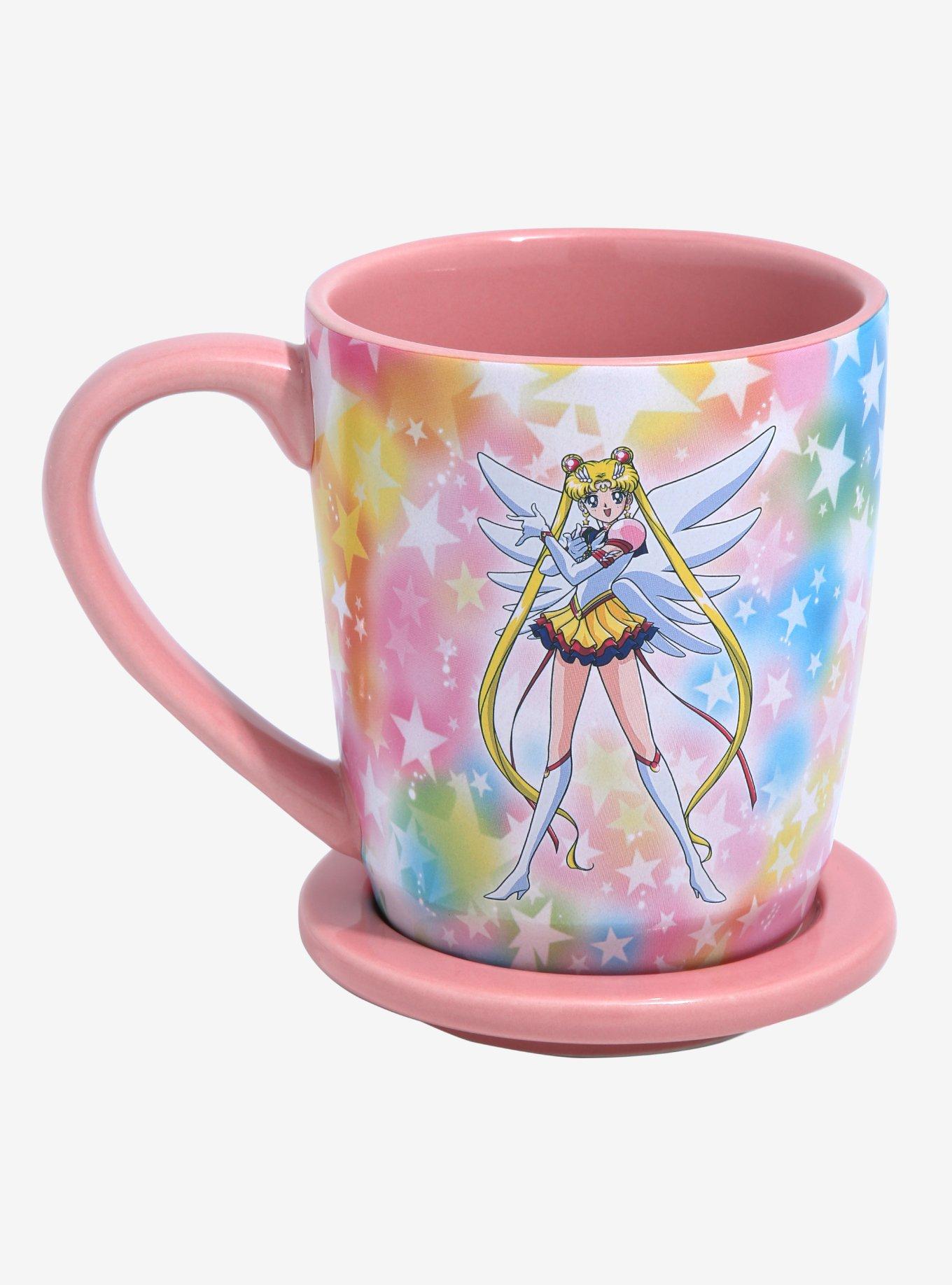 Sailor Moon Rainbow Mug With Coaster, , hi-res