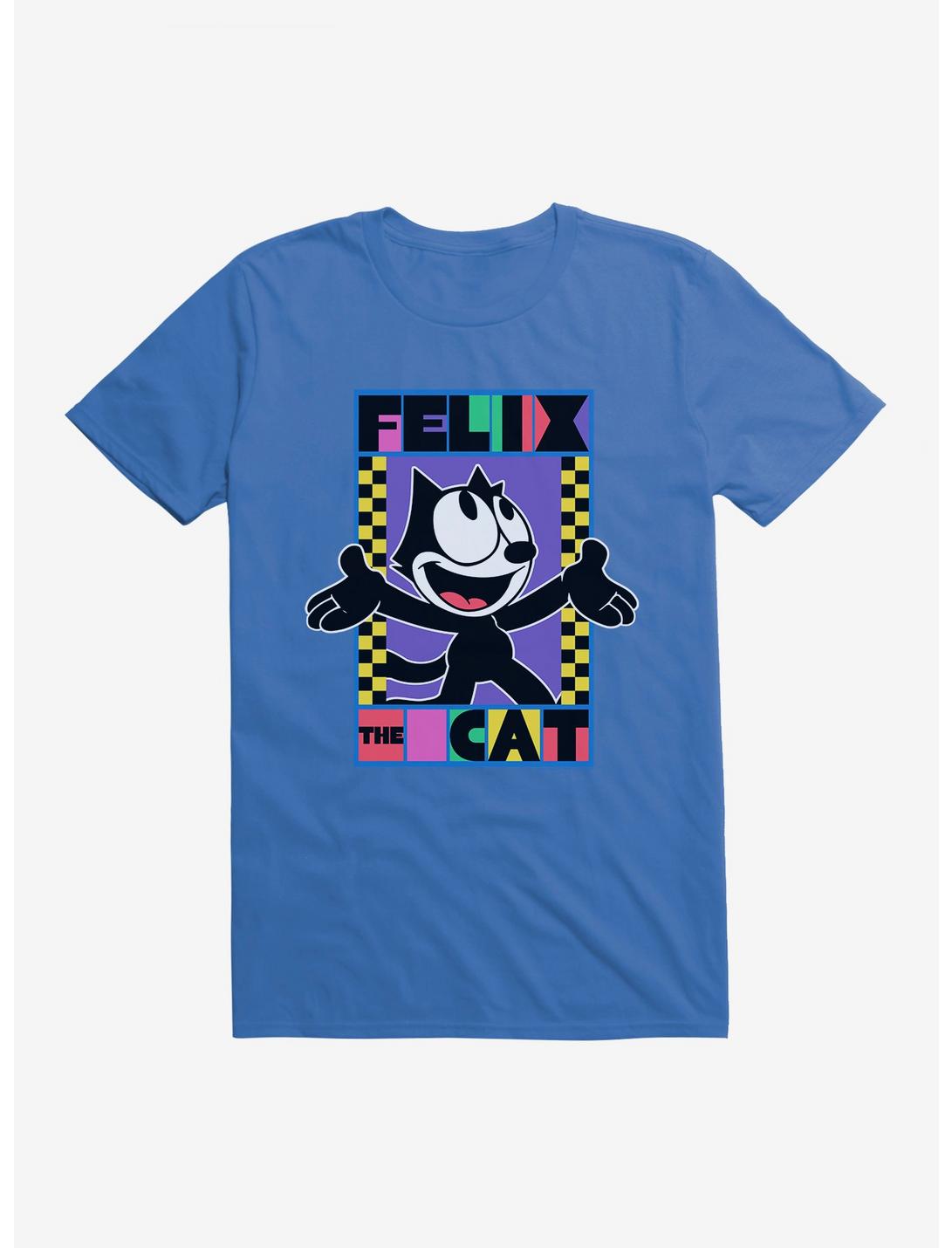 Felix The Cat 90s Checkers Graphic T-Shirt, ROYAL BLUE, hi-res