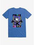 Felix The Cat 90s Checkers Graphic T-Shirt, ROYAL BLUE, hi-res