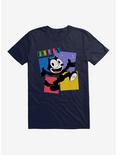 Felix The Cat Box Graphic T-Shirt, NAVY, hi-res