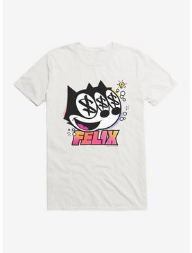 Felix The Cat Dollar Signs T-Shirt, WHITE, hi-res