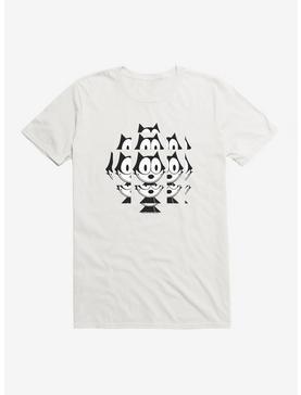 Felix The Cat Kaleidoscopic T-Shirt, WHITE, hi-res