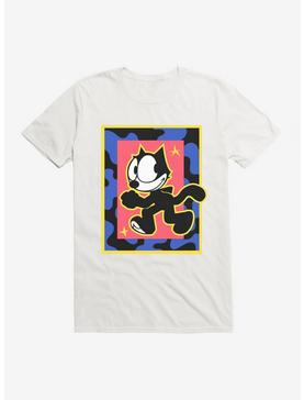 Felix The Cat Superstar Walk T-Shirt, WHITE, hi-res