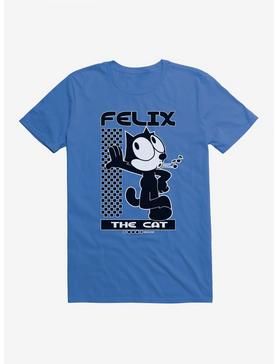 Felix The Cat Whistling T-Shirt, ROYAL BLUE, hi-res