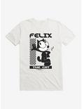 Felix The Cat Whistling T-Shirt, WHITE, hi-res