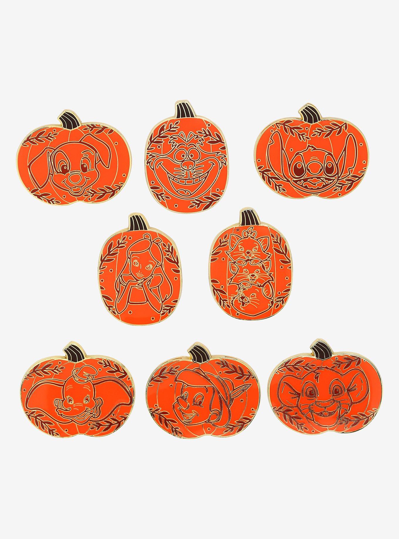 Loungefly Disney Characters Pumpkin Blind Box Enamel Pin - BoxLunch Exclusive, , hi-res